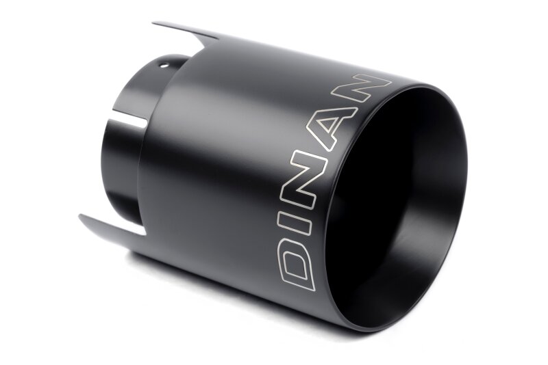 Dinan Double-Walled 4.5in Clamp-On Exhaust Tip - Black - 4.5in Outlet / 3.25in Inlet - Image 2