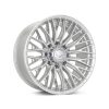 Vossen HFX-6 24x10 - 6x139.7 - ET25 - Deep Face - 106.1 - Silver Polished Wheel