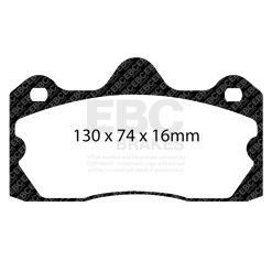EBC 10-16 Lotus Evora 3.5L Bluestuff Rear Brake Pads - Image 3