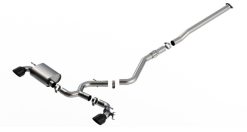 Alternative view of Borla 22-23 Hyundai Kona N 2.0L 4 CYL. Turbo AT/MT ATAK Catback Exhaust Black Chrome