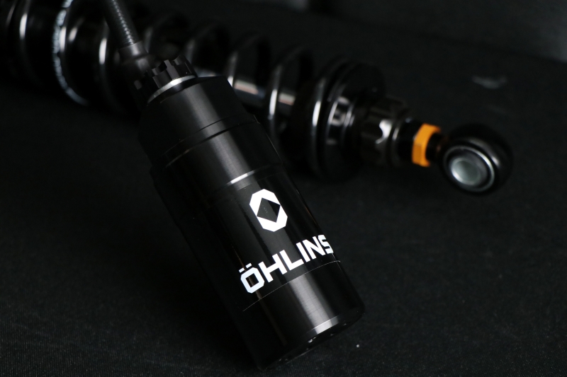 Ohlins 14-26 Harley FL Touring STX 36 Twin Blackline 13in Blk Reservoir Shocks 150lb - Max 500lb - Image 3