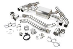Dinan 23-26 BMW M240i/M240i xDrive (G42) Valved Axleback Exhaust System - Polished Tips