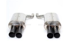 Dinan 06-10 BMW M5 (E60) Free Flow Axleback Exhaust System - Black Tips