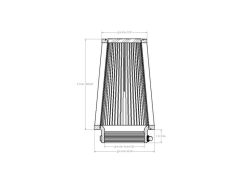 aFe Magnum FORCE Intake Replacement Air Filter w/ D2 Dura-Dry Media 4 F x6in B x4-1/2in T x9in H - Image 6