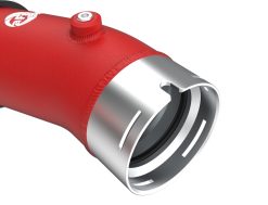 aFe 2024+ Toyota Tacoma BladeRunner 2.5in & 3in Aluminum Hot & Cold Charge Pipe Kit - Red - Image 4