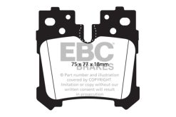 EBC 2021+ Toyota Mirai Ultimax Rear Brake Pads