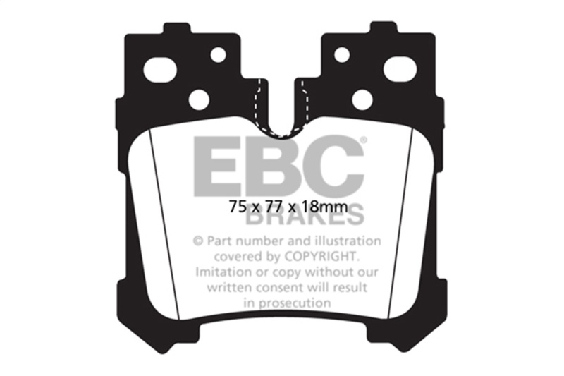 EBC 2021+ Toyota Mirai Ultimax Rear Brake Pads