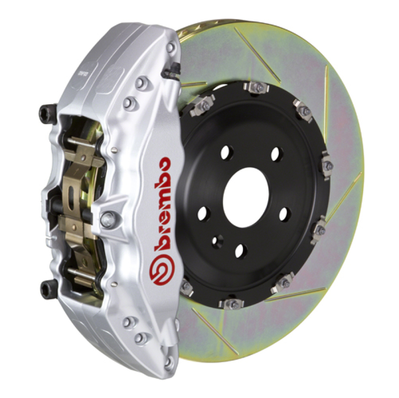Brembo 11-21 Grand Cherokee (Excl. SRT) Fr GT BBK 6Pist Cast 2pc 380x34 2pc Rotor Slot Type1-Silver