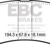 EBC 18+ Ford F-150 2.7TT 2WD Ultimax Front Brake Pads