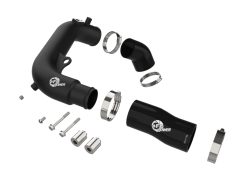 Alternative view of aFe 2024+ Jeep Wrangler JL L4-2.0L (t) BladeRunner 2-1/2in Aluminum Hot Charge Pipe - Black