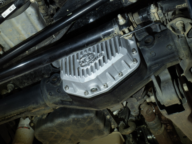 aFe POWER Street Series Front Diff Cover Raw w/ Machined Fins Ford F-250/350 23-26(Dana M235) - Image 9