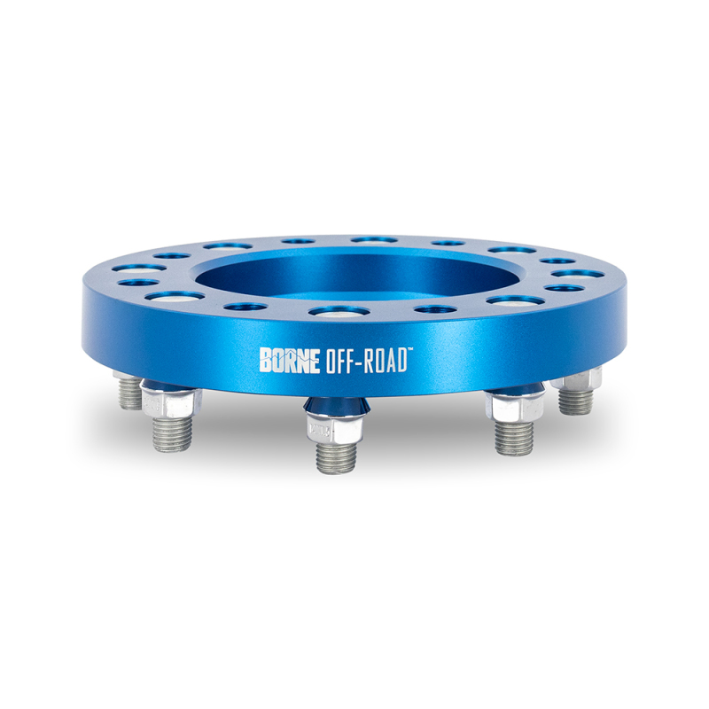 Mishimoto Wheel Spacers 8x180 124.1 45 M14 Blue - Image 3