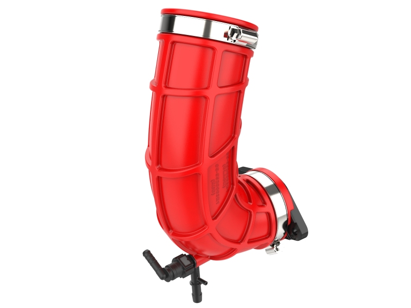 aFe Turbo Inlet Pipe (Use w/ PN 50-70119, 50-70127, & 50-70131) - Red - Image 2