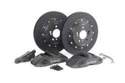 Dinan 14-16 BMW 228i Front Big Brake Kit - 370x32mm 4 Piston - Grey