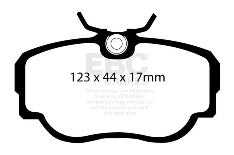 EBC 99-03 Land Rover Discovery (Series 2) 4.0 Ultimax2 Rear Brake Pads