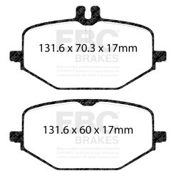 EBC 2018+ Mercedes-Benz G550 (BM463) 4.0TT Rear Yellowstuff Brake Pads