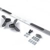 Dinan 97-03 BMW 525i/528i/530i/540i/M5 (E39) Brushed Alum. w/Carbon Inlays Shock Tower Brace - Rear