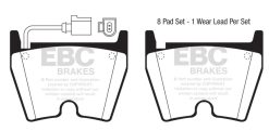 EBC 2018+ Audi TT RS Quattro 2.5L Turbo Bluestuff Front Brake Pads - Image 3