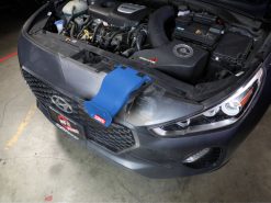 aFe 18-20 Hyundai Elantra GT L4-1.6L (t) Takeda Momentum Dynamic Air Scoop - Blue - Image 6