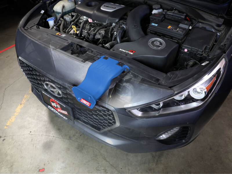 aFe 18-20 Hyundai Elantra GT L4-1.6L (t) Takeda Momentum Dynamic Air Scoop - Blue - Image 6