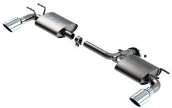 Alternative view of Borla 19-21 Mazda 3 2.0L/2.5L S-Type Rear Section