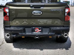 aFe 24-25 Ford Ranger Raptor Vulcan Series 3in 304 SS Cat-Back Exhaust w/ Polished Tips - Image 5
