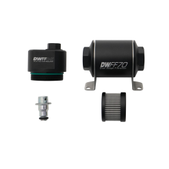 DeatschWerks DWFFR-X 70mm Billet Fuel Filter Regulator - 10 Micron