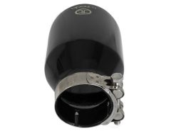 aFe Takeda Universal Exhaust Tip 2-1/2 IN Inlet x 4 IN Outlet x 6 IN L- Black - Image 4