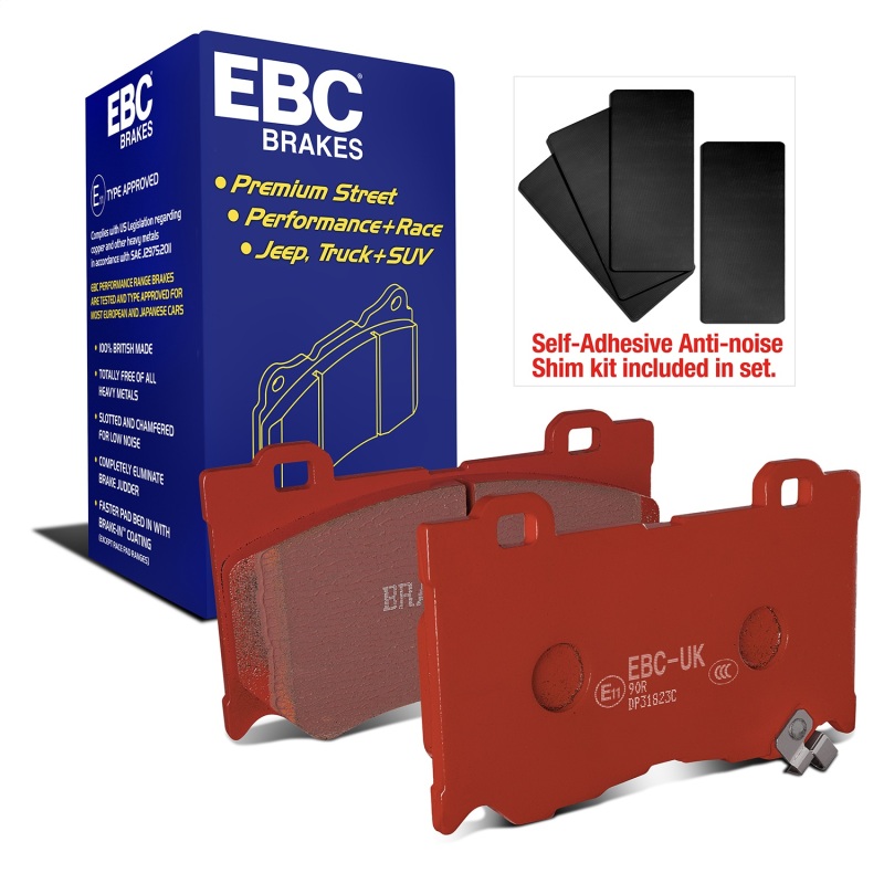 EBC 08-13 Infiniti FX50 5.0 Redstuff Front Brake Pads