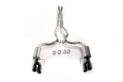 Alternative view of Roush 18-23 Mustang 5.0L V8 Black Tip Cat Back Exhaust Kit (Quad Tip Non-Active)