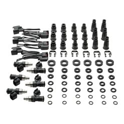 DeatschWerks Universal 6 Cylinder Import Injector Kit - Set of Six 550cc Injectors