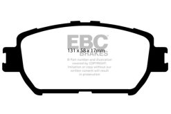 EBC 06-07 Lexus GS300 3.0 Ultimax2 Front Brake Pads