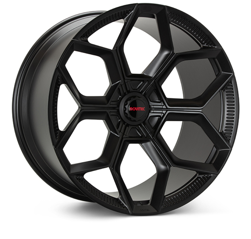 Vossen x Novitec NL5-5L 19x11in - 5x112 BP - ET28 - Satin Black Lamborghini Huracan Rear Wheel