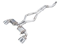 Alternative view of AWE Tuning 22-26 BMW M240i (G42) Touring Edition Exhaust - Chrome Silver Tips