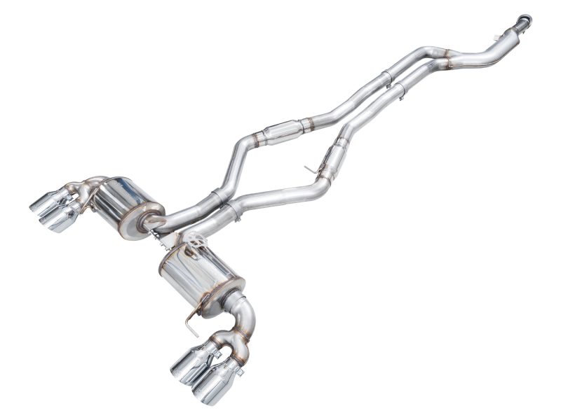 AWE Tuning 22-26 BMW M240i (G42) Touring Edition Exhaust - Chrome Silver Tips - Image 2