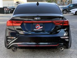 aFe Takeda 20-21 Kia Forte GT 1.6L (t) 3in to 2.5in SS Axle-Back Exhaust System w/ Carbon Fiber Tips - Image 4