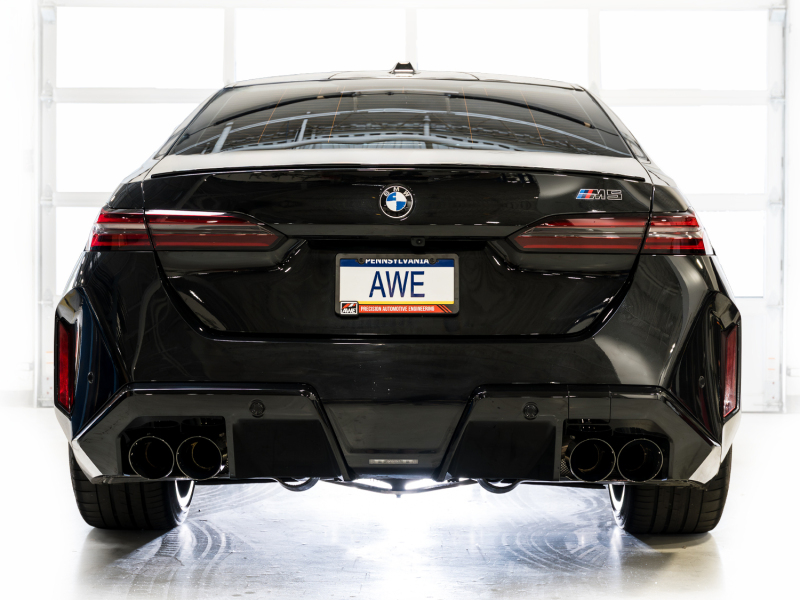 AWE Tuning BMW G90/G99 M5 Touring Edition Cat-Back Exhaust - Diamond Black Tips - Image 11