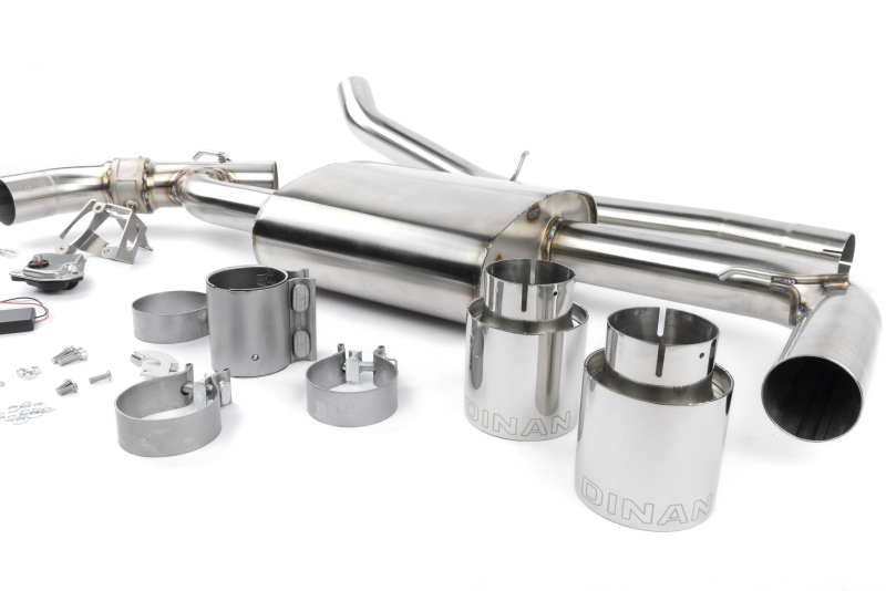 Dinan 17-24 Mini Cooper Clubman/Countryman S ALL4 (F54/F60) Valved Axleback Exhaust - Polished Tips - Image 5