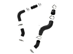 Alternative view of aFe BladeRunner 3in & 3-1/2in AL Hot and Cold Charge Pipe Kit Black RAM Diesel Trucks 25-26 L6-6.7L