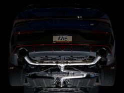 AWE Tuning 22-26 Hyundai Elantra N Track Edition Cat-Back Exhaust - Diamond Black Tips - Image 11