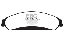 EBC 2011+ Chrysler 300C 5.7L Bluestuff Front Brake Pads - Image 3