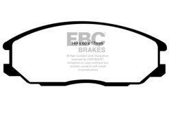 Alternative view of EBC 01-06 Hyundai Santa Fe 2.4 Yellowstuff Front Brake Pads