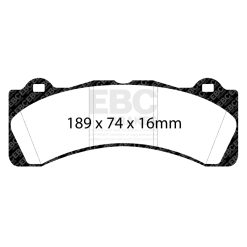Alternative view of EBC Brakes Yellowstuff Performance Brake Pads