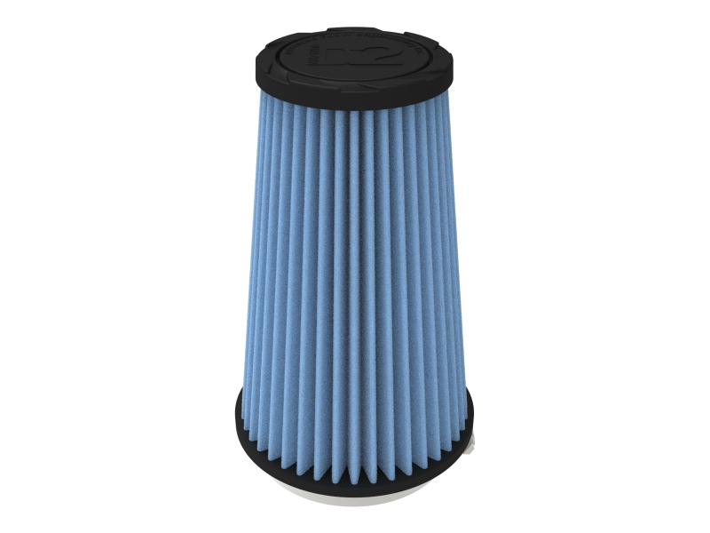 aFe POWER Universal Clamp-On Air Filter w/ D2 Dura-Dry Media - 3-1/2in F x 5in B x 3-1/2in T x 8in H