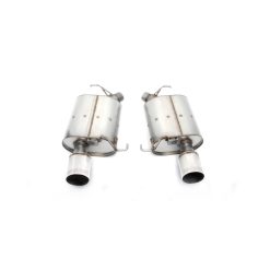 Alternative view of Dinan 11-16 BMW 535i (F10) Free Flow Axleback Exhaust System - Polished Tips