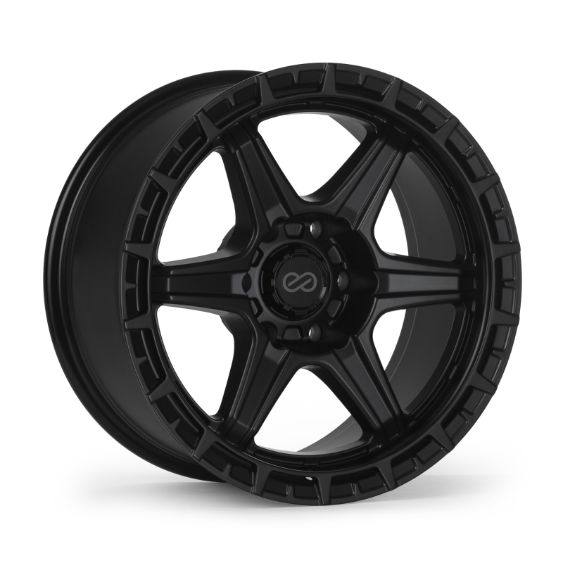 Enkei Trail-Finder 17x9 / 6x139.7 BP / ET20 / 106.1mm Bore - Matte Black Wheel