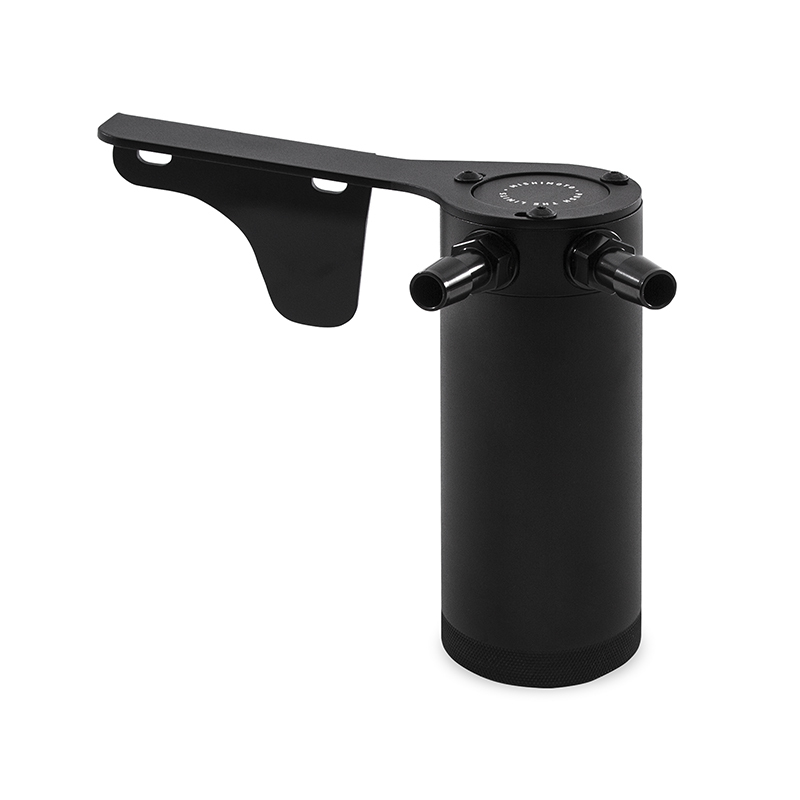 Mishimoto 07-13 Mazda Mazdaspeed3 Baffled Oil Catch Can Kit - Black (PCV Side) - Image 3