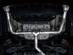 Alternative view of AWE Tuning 22-26 Hyundai Elantra N Track Edition Cat-Back Exhaust - Chrome Silver Tips