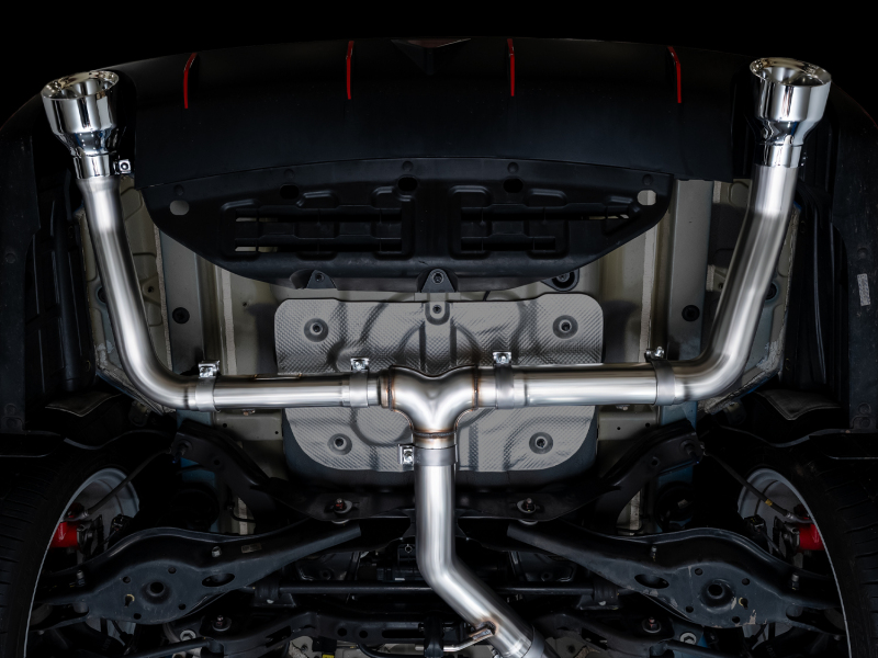 AWE Tuning 22-26 Hyundai Elantra N Track Edition Cat-Back Exhaust - Chrome Silver Tips - Image 2