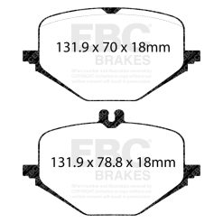 EBC 2018+ Mercedes-Benz G63 AMG (BM463) 4.0TT Yellowstuff Rear Brake Pads